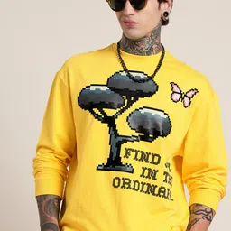 HERE&NOW Printed Pure Cotton Sweatshirt-picture-42