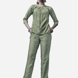 RAISIN Printed Pure Cotton Top with Trouser-picture-20