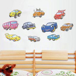 rawpockets Toy Car Colour Decals Wall Sticker-image-70