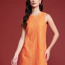 all about you Pure Cotton Floral Lace A-Line Mini Dress-image-60