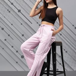 AKTIO Women Flared Mid Rise Cotton Trousers-picture-18