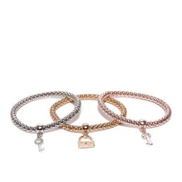Jewels Galaxy Set of 3 Handcrafted Contemporary Bracelets-image-21