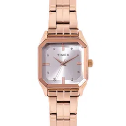 Timex Women Stainless Steel Dial & Bracelet Style Straps Analogue Watch TWEL21801-44