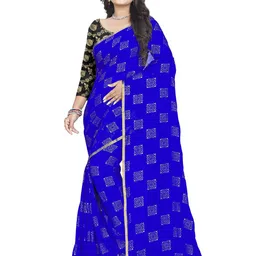 REDFISH Floral Printed Saree-picture-11