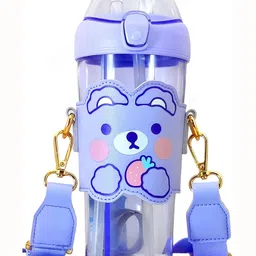 YK Purple Single Plastic Printed Water Bottle-image-23