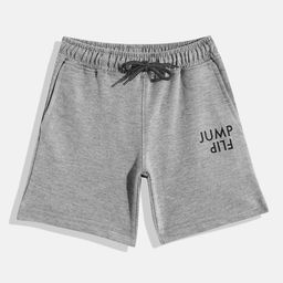 HERE&NOW Boys Typography Printed Shorts-image-22
