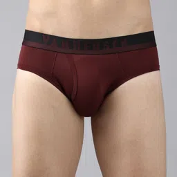 Van Heusen Men Rugby Red Solid Swift Dry 4 Way Stretch AIR Series Briefs 8905482135016-20