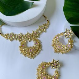 I Jewels Gold-Plated Kundan Studded Jewellery Set-picture-17