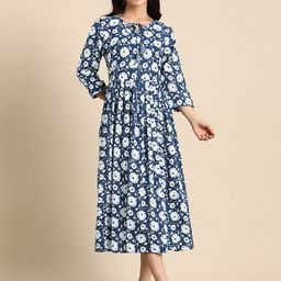Anouk Floral Print A-Line Dress-picture-51