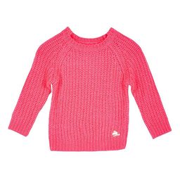 Cherry Crumble Girls Pink Ribbed Pullover Sweater-image-49