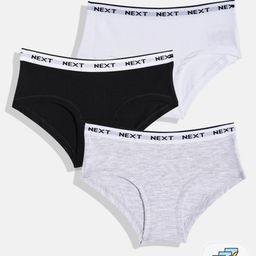 NEXT Girls Pack Of 7 Cotton Hipster Briefs - 652519-image-72
