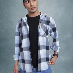 The Roadster Life Co. Tartan Checks Relaxed Shirt-image-40
