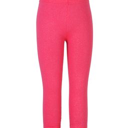 Sera Girls Pink Solid Ankle-Length Leggings-image-99