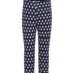 Sera Girls Navy Blue & Pink Printed Ankle-Length Leggings-image-24