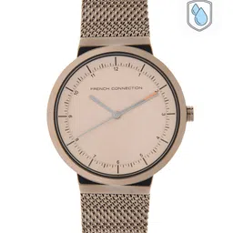French Connection Men Beige Analogue Watch FC156BM-44