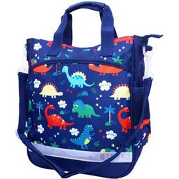 YK Girls Dinosaur Printed Waterproof Tote Bag-image-75