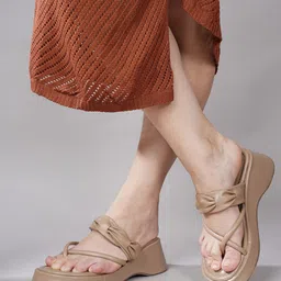 Lavie Textured Party Platform Sandals with Buckles-image-73