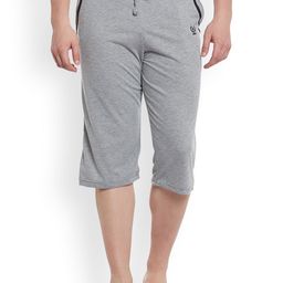 Vimal Grey Lounge Shorts C5-MELANGE01-image-16