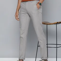 Indian Terrain Men Brooklyn Slim Fit Chinos Trousers-image-96
