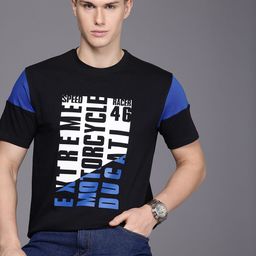 Ducati Typography Printed Pure Cotton T-shirt-image-40