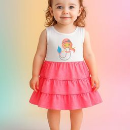 Kidbea Print Fit & Flare Dress-image-54