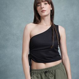 The Roadster Life Co. One Shoulder Ruched Top-picture-51