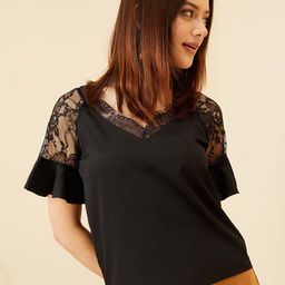 Berrylush Women Solid V-Neck Regular Top-56