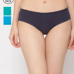 Candyskin Women Pack Of 3 Assorted Sustainable Hipster Briefs CSPL-015-picture-5