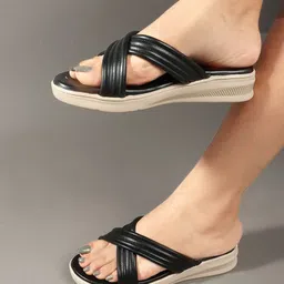Mast & Harbour Women Open Toe Flats-45