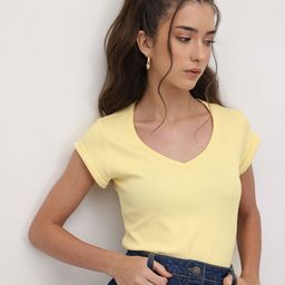 The Roadster Life Co. Ribbed V-Neck Top-picture-30