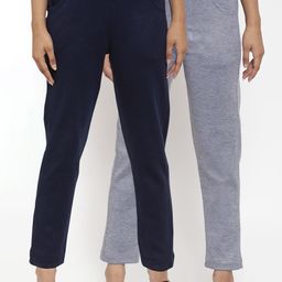 TAG 7 Women Acrylic Pack of 2 Wool Blend Ankle-Length Leggings Pants-picture-35