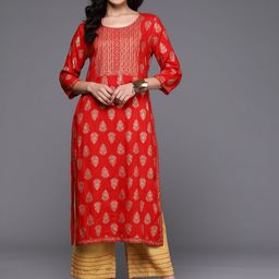 Indo Era Ethnic Motifs Printed Kurta-44