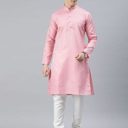 ADBUCKS Men Ethnic Motifs Regular Pure Cotton Kurta with Churidar-13