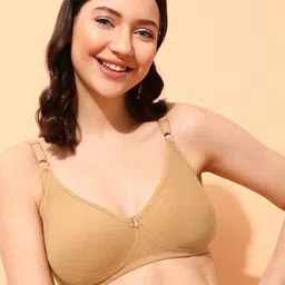 Clovia Beige Non-Padded Non-Wired Everyday Bra-picture-40