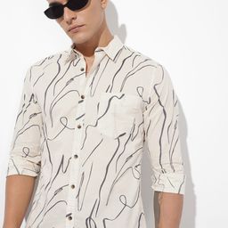 The Roadster Life Co. Printed Pure Cotton Casual Shirt-image-71