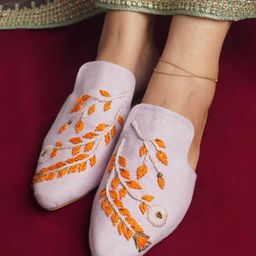 Adwitiya Women Floral Embroidered Mules-image-18