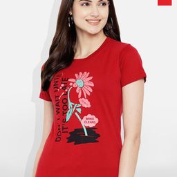 Fabflee Pack of 2 Typography Printed T-shirt-image-79