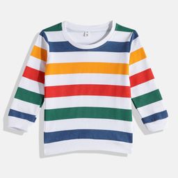 CATCUB Kids Striped Cotton Sweatshirt-picture-40