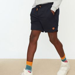 Trendyol Men Navy Blue Solid Regualr Shorts-image-79