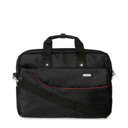Kara Men Black Solid Laptop Bag-image-21
