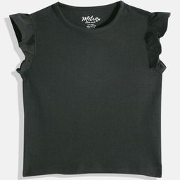 METRO KIDS COMPANY Girls Flutter Sleeve Pure Cotton Top-image-79