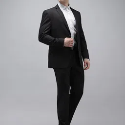 Van Heusen Slim Fit Single-Breasted Two-Piece Formal Blazer and Trousers-picture-29