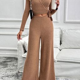 StyleCast Top With Trousers Co-Ords-picture-43