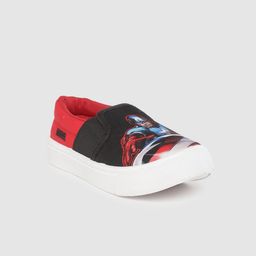 toothless Boys Red & Black Avengers Printed Sneakers-image-67
