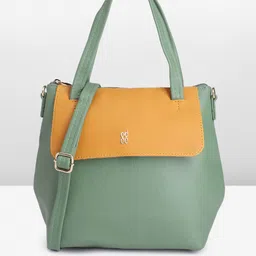 Baggit Textured PU Regular Structured Handheld Bag-image-77