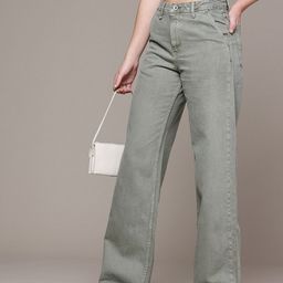 The Roadster Life Co. Women Pure Cotton High-Rise 90's Baggy Fit Jeans-image-9