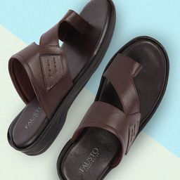 FAUSTO Men One Toe Comfort Sandals-image-39