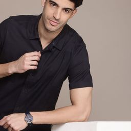 Nautica Self Checked Cotton Linen Casual Shirt-image-19