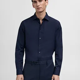MANGO MAN Slim Fit Smart Casual Shirt-image-14