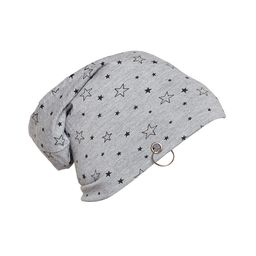 VIMAL JONNEY Men Grey Melange Printed Beanie-3
